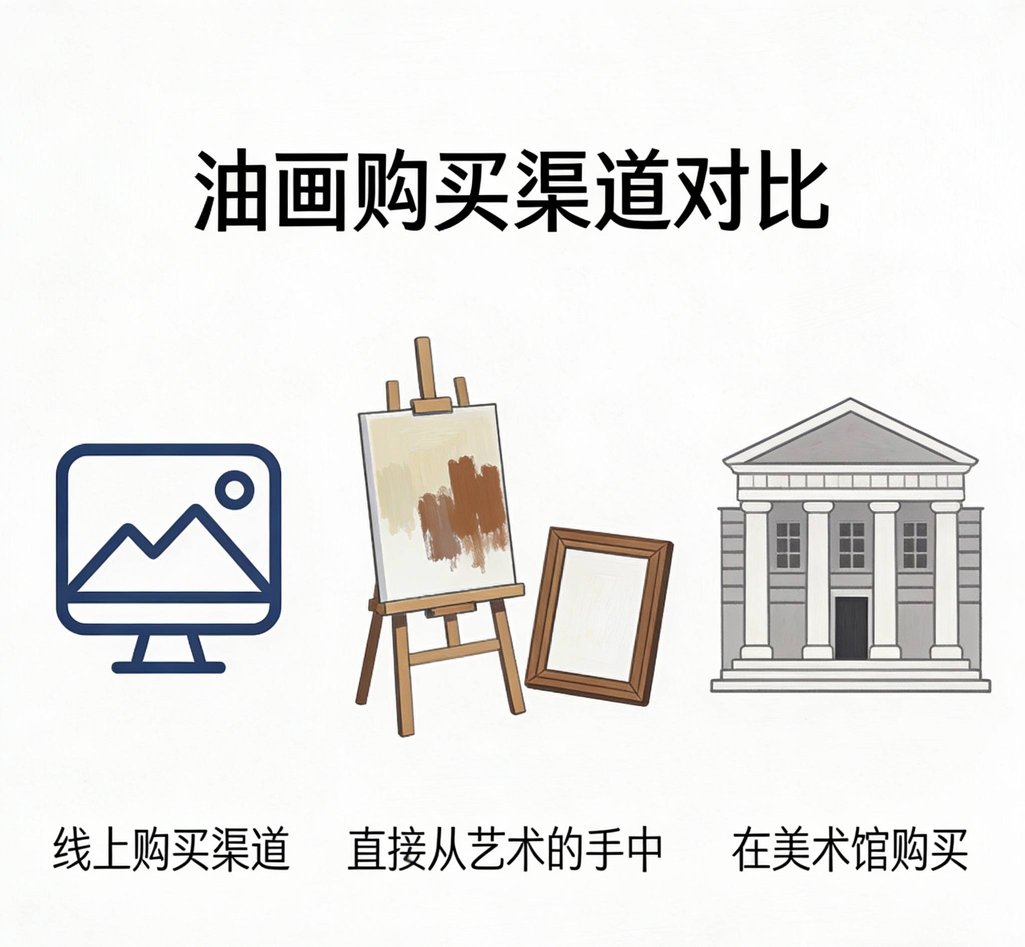 油画购买渠道对比