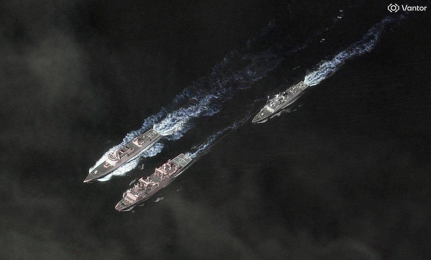 直-20T都拍到了！美国卫星秀精度，监视中国075舰，7万吨直奔澳洲