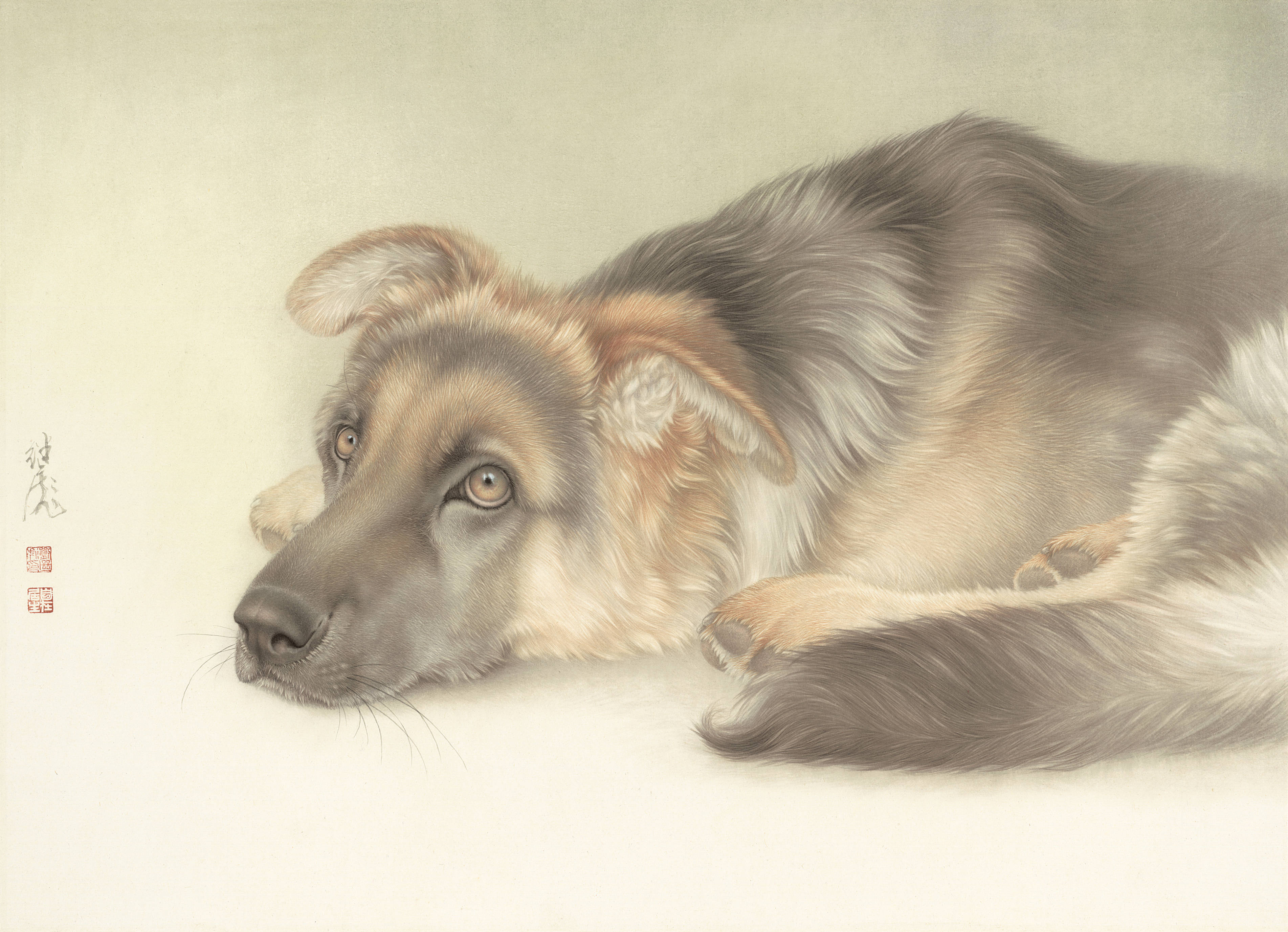 刘继彪工笔作品鉴赏