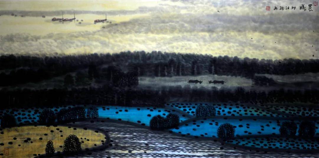 北势南气：邱汉桥山水画的哲学意蕴与艺术革新