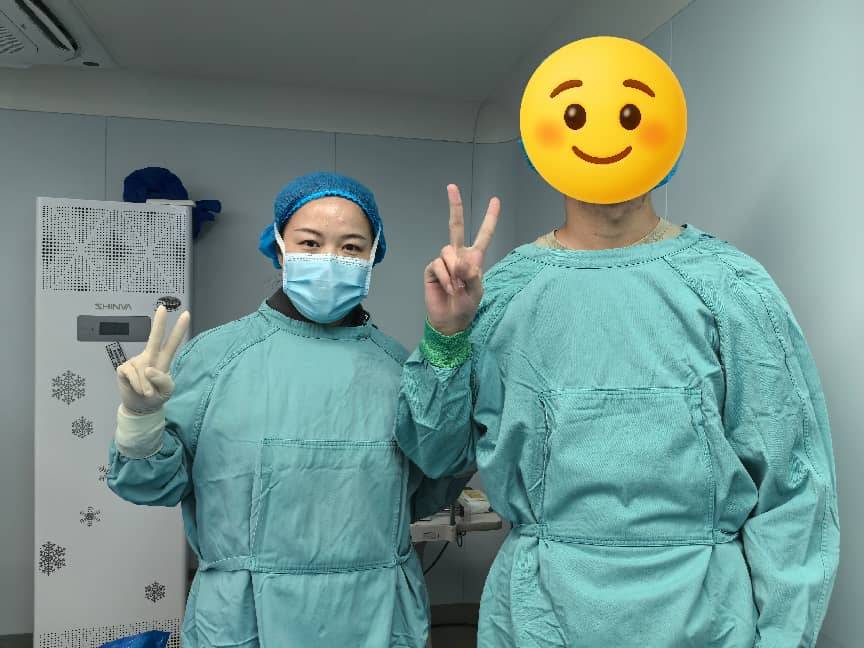 摘镜变型记丨高三学子征兵体检前做AI+千频优视飞秒近视手术