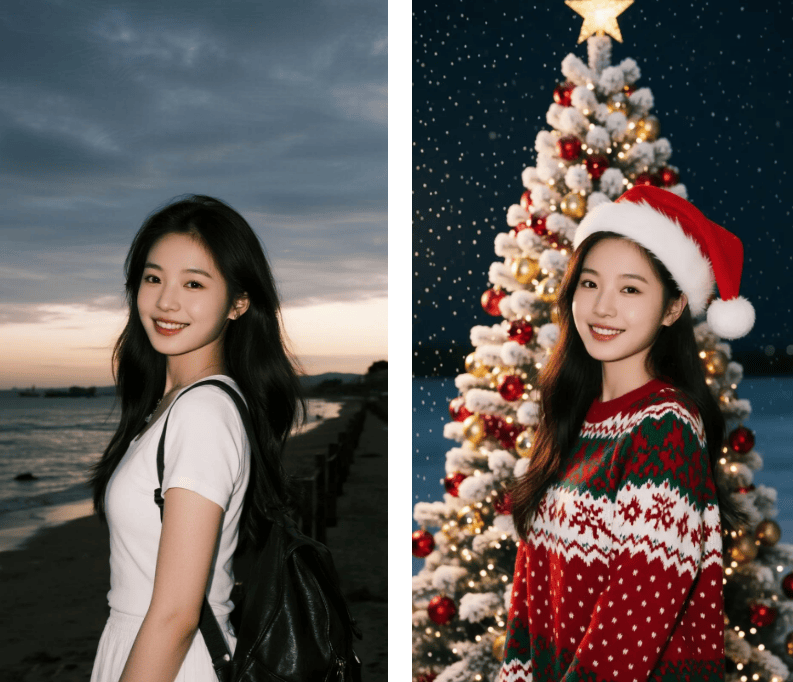 2025 圣诞写真天花板！AI写真神器 让普通照片秒变节日氛围感大片