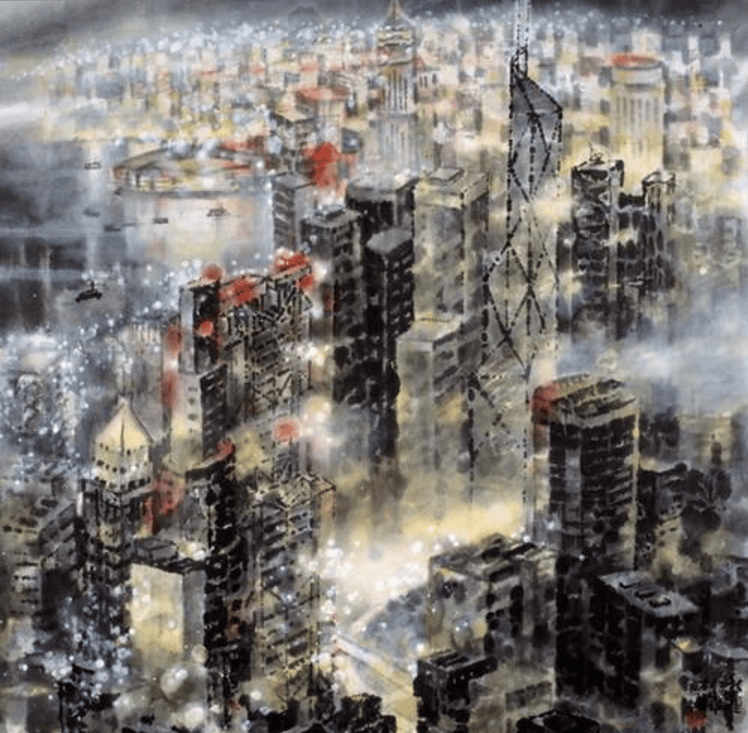 吕文扬绘画大师聚集都市风貌定格时代变迁