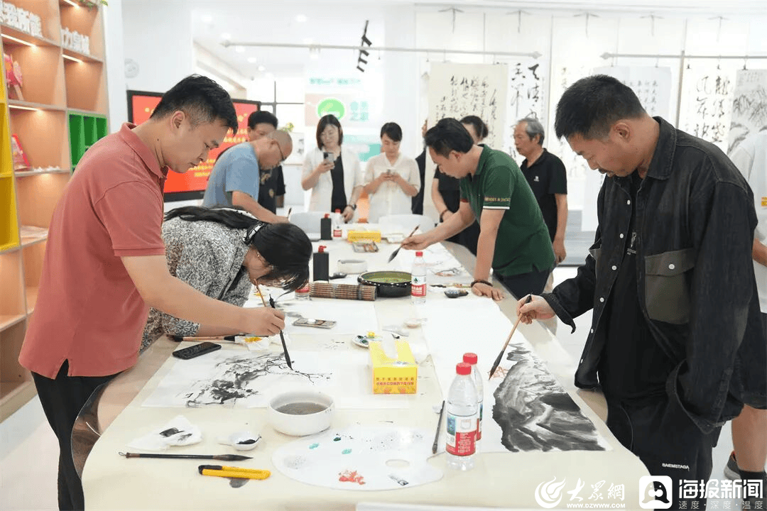 党建红引领艺术暖 笔墨香浸润百姓心——济南市美术馆文化惠民实践走深走实