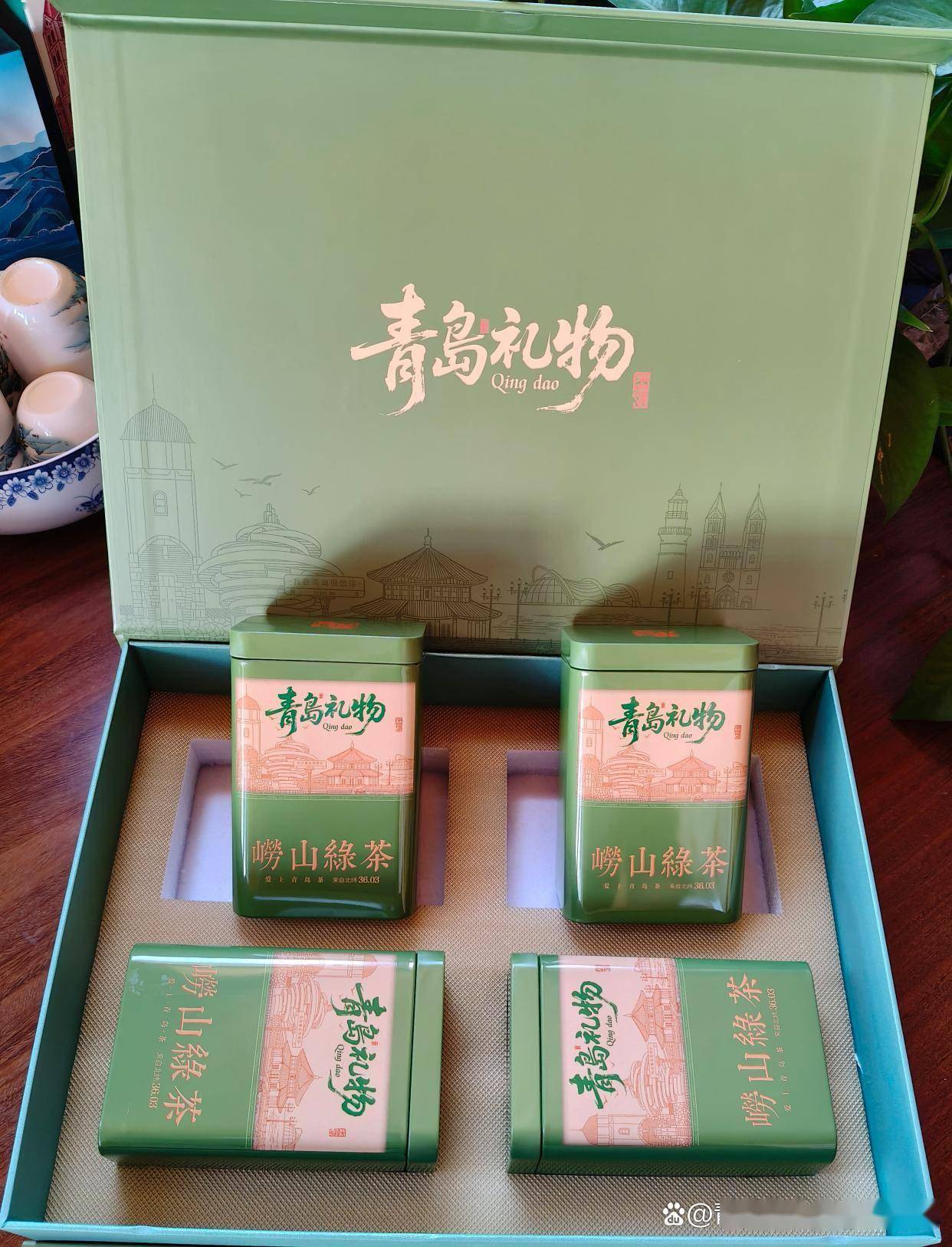 企业单位春节福利推荐原产地核心产区茶农直销崂山绿茶礼盒！