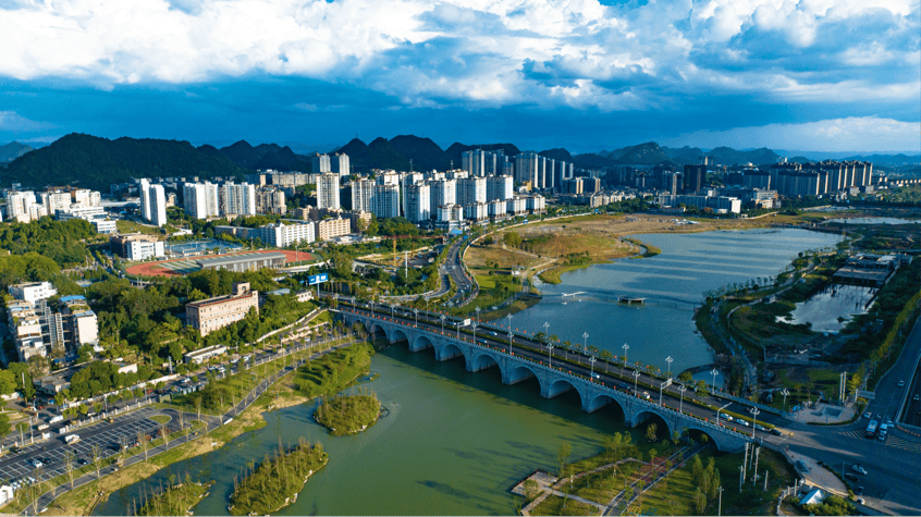 新年，到花溪湖感受大地艺术