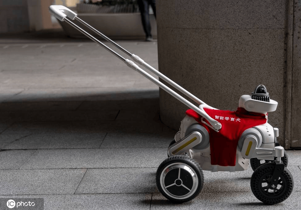 电子导盲犬“小蒜”领衔上岗 地铁站迎来智能导盲犬