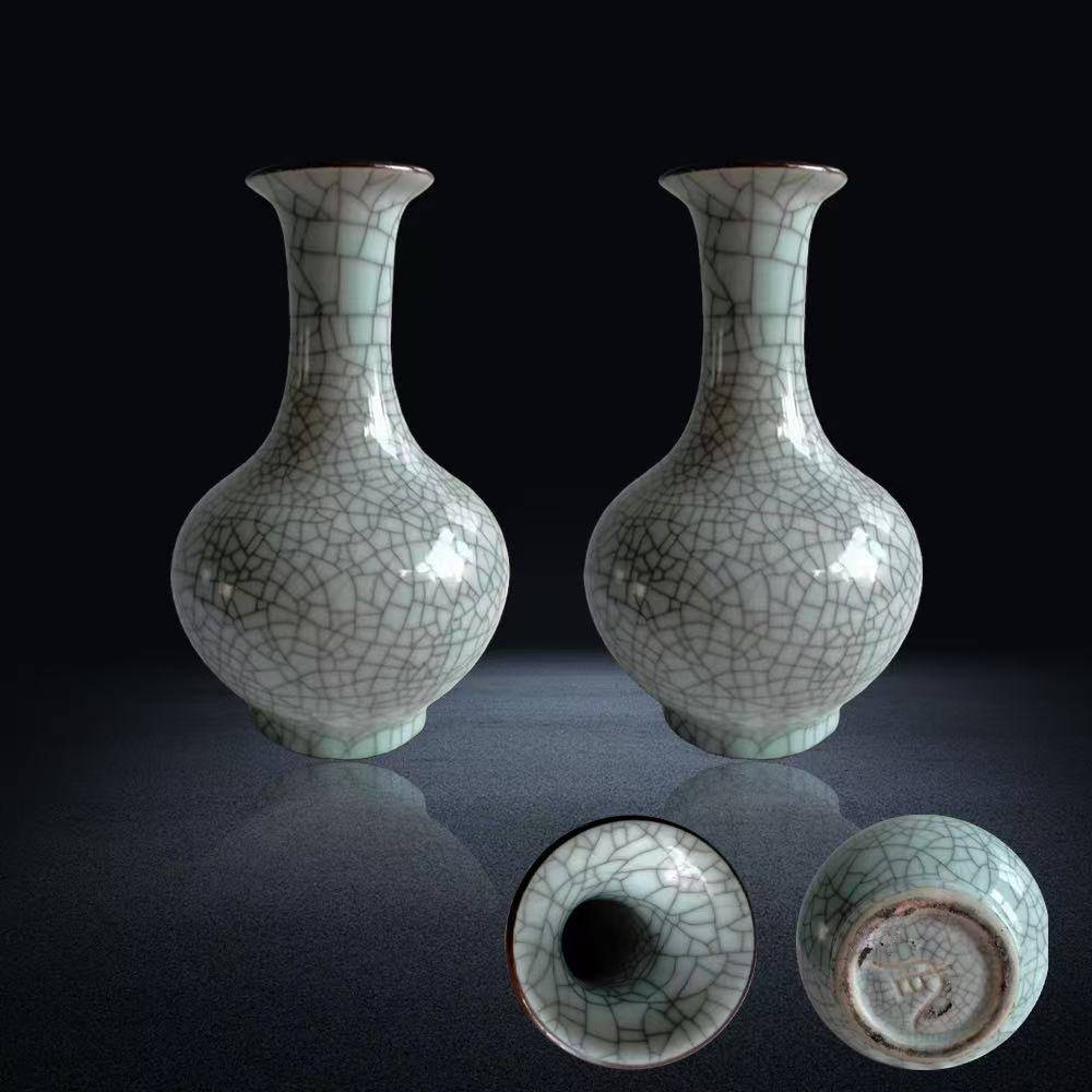 【翁先生私人珍藏】精品瓷器推荐——宋哥窑玉壶春瓶