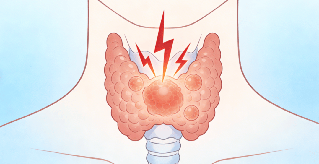 一直观察的甲状腺结节突然疼，是癌变信号吗？