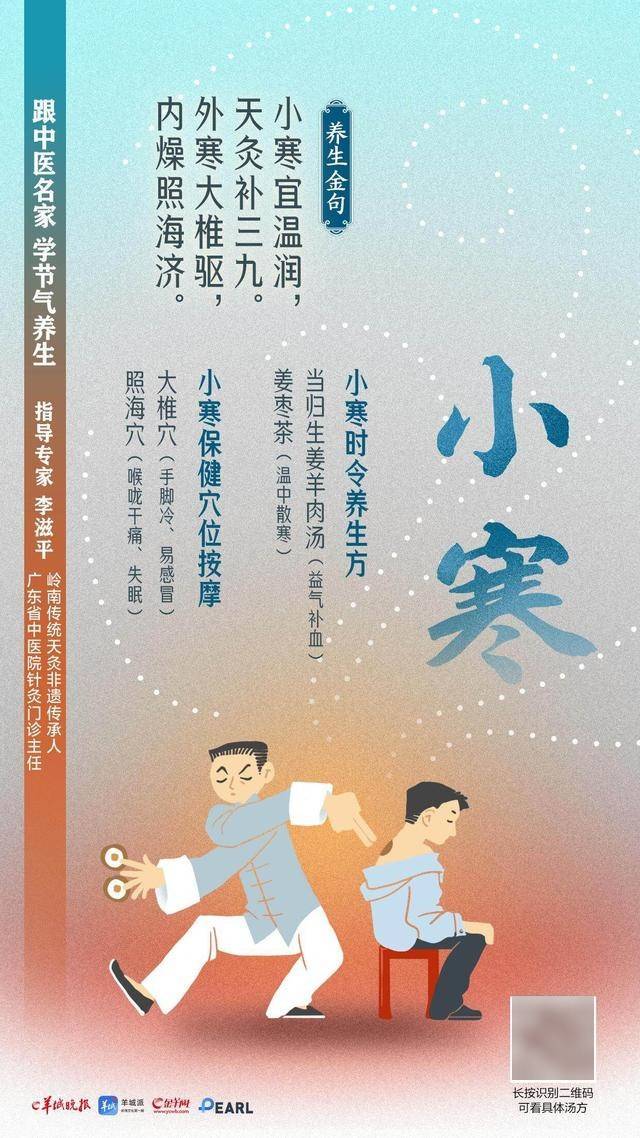 【音频海报】小寒冷暖交织“寒包火”，针灸专家教你“点穴”养生｜节气养生