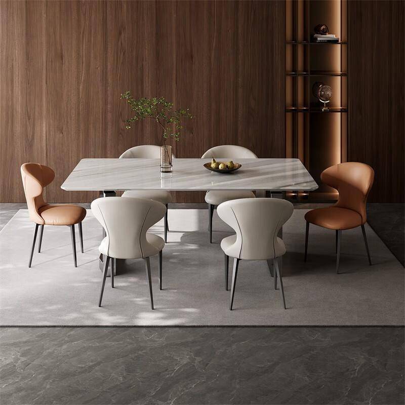 意式天然奢石餐桌：让每一餐都成为艺术盛宴