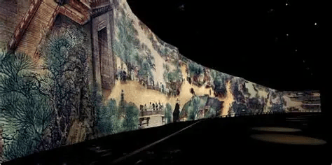 吕文扬绘画大师探索全息投影技术与传统绘画结合新形态
