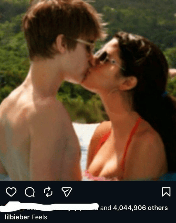 北美意难忘又有续集！比伯点赞和赛琳娜cp粉留言