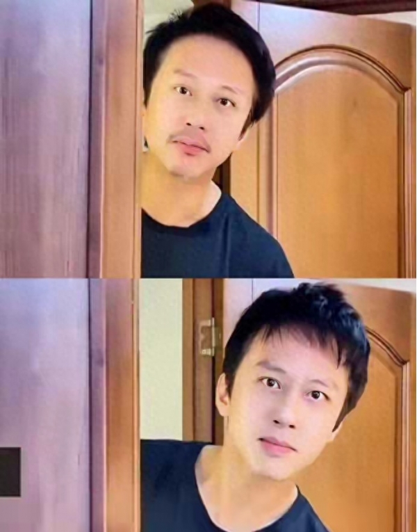 邓超晒刮胡子前后对比，网友调侃：从“孩他爹”秒变“爹的孩”