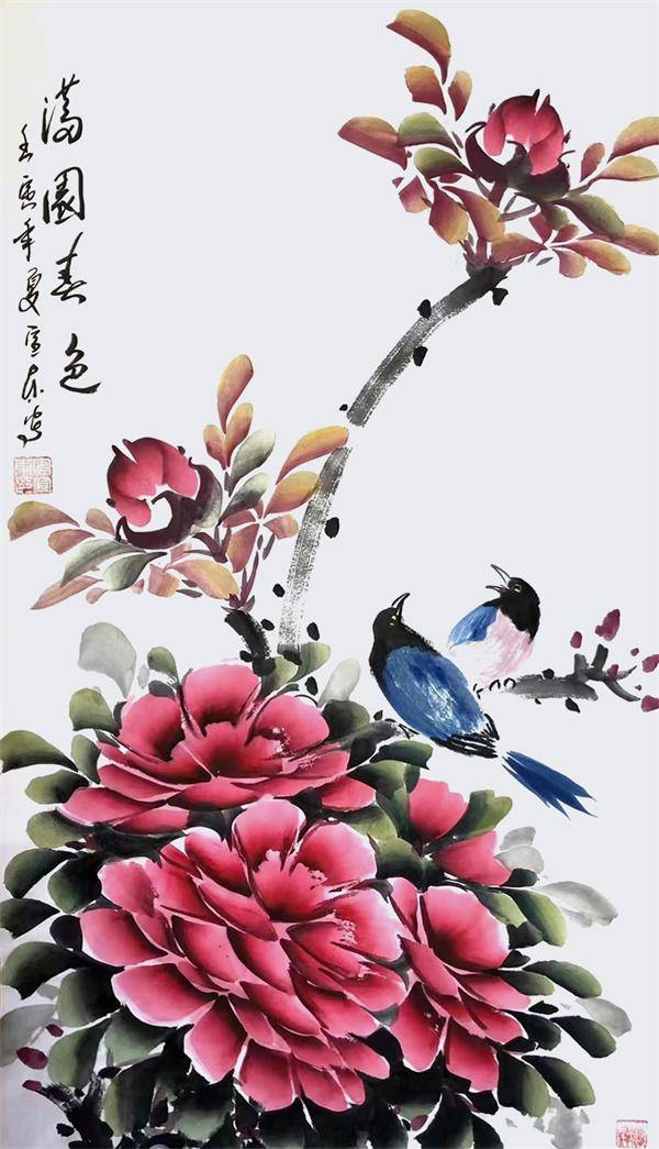 牡丹为人民绽放——记画家安宣东的艺术初心