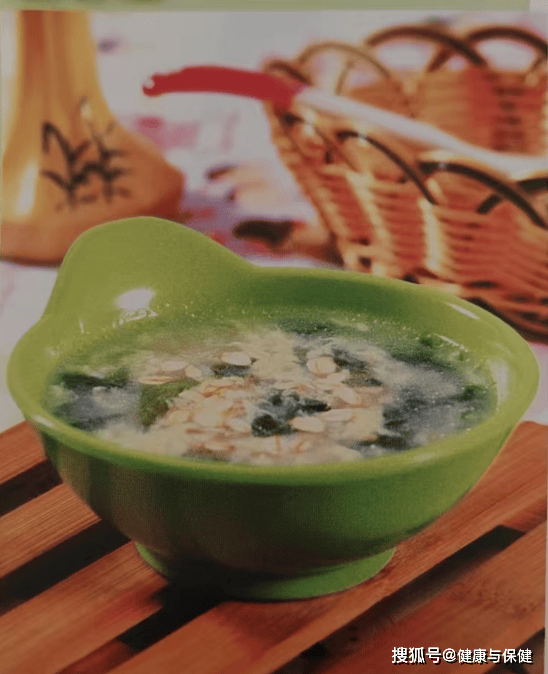原创            营养蔬菜粥（4）—— 紫菜麦片粥