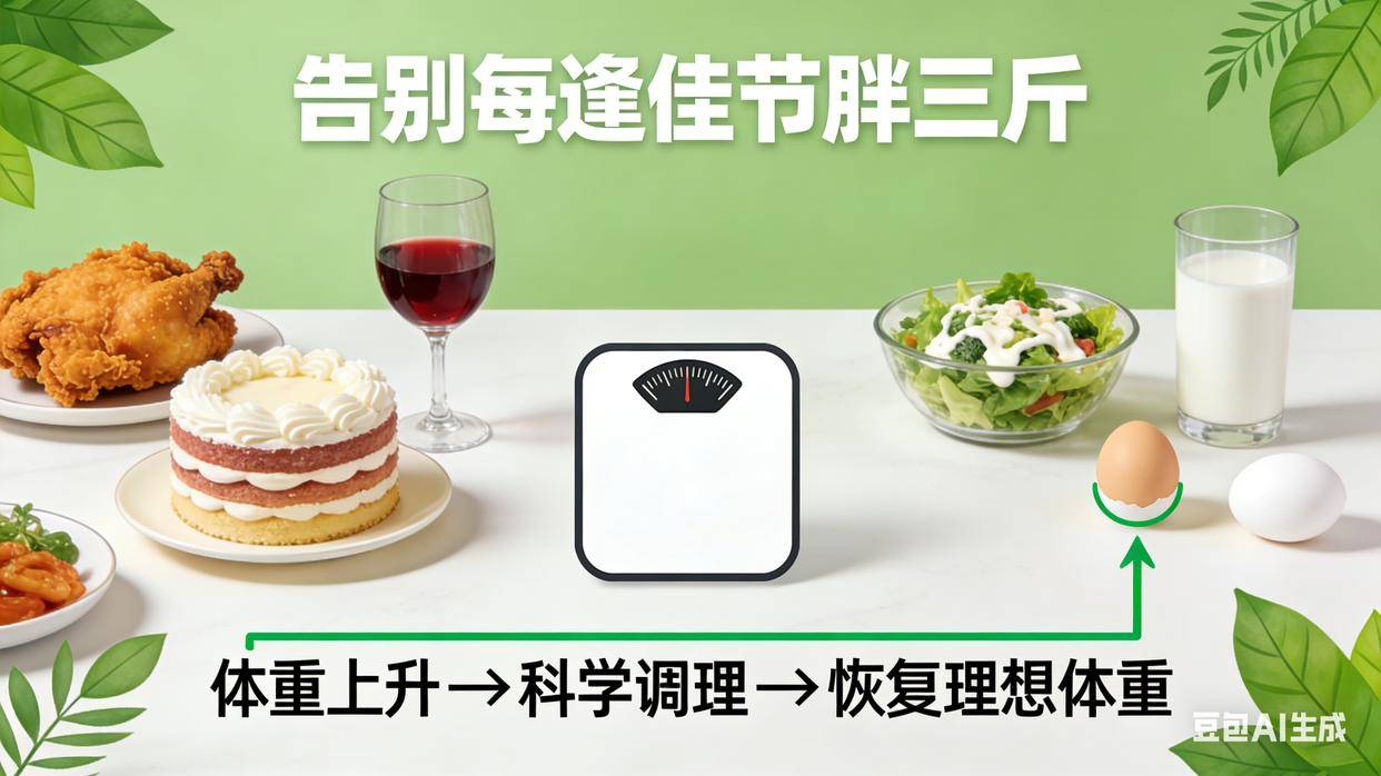 医健护联：节后科学甩肉指南，告别体重反弹，避开减肥误区