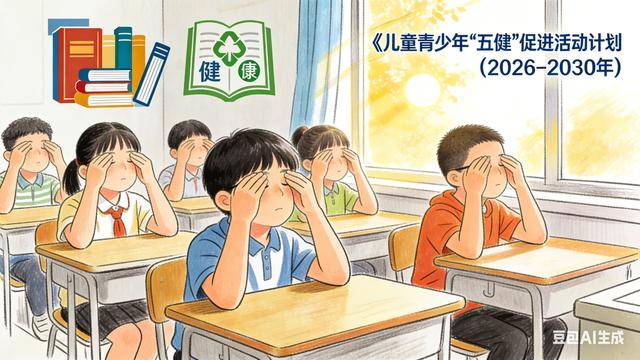 围绕儿童青少年体重、视力等 我国实施为期5年“五健”促进行动
