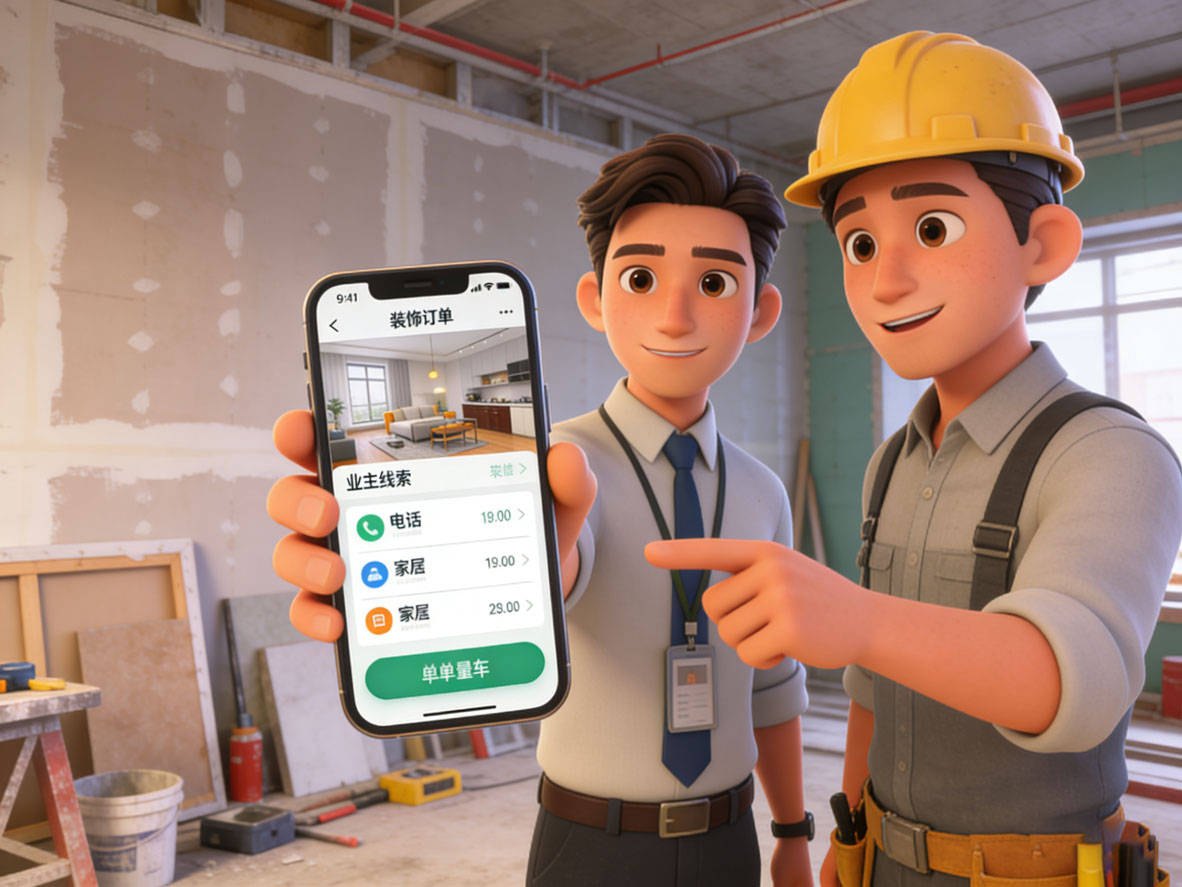 装修分包接单平台哪个靠谱？2026水电木工分包高转化渠道