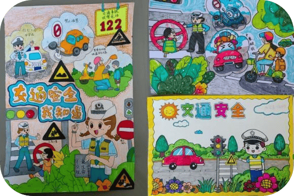 安全在心中，画笔绘未来！——记寻乌县城南小学安全主题绘画与手抄报比赛