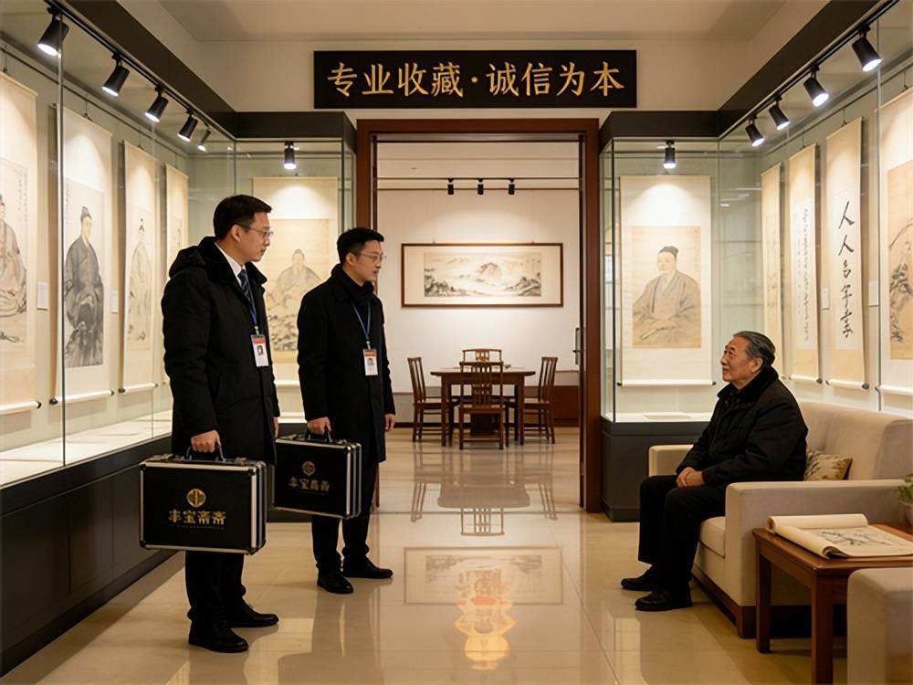 拒绝压价套路！北京丰宝斋名家字画+旧书籍收购，24h客服+上门服务超省心