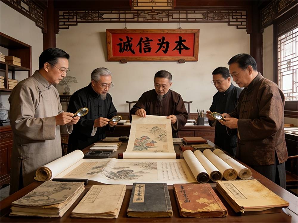 藏家出手字画的“定心符”：丰宝斋上门回收，耐心沟通，价真不欺