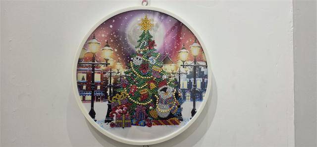 柘城“钻石画”产销两旺 文化产业赋能乡村振兴