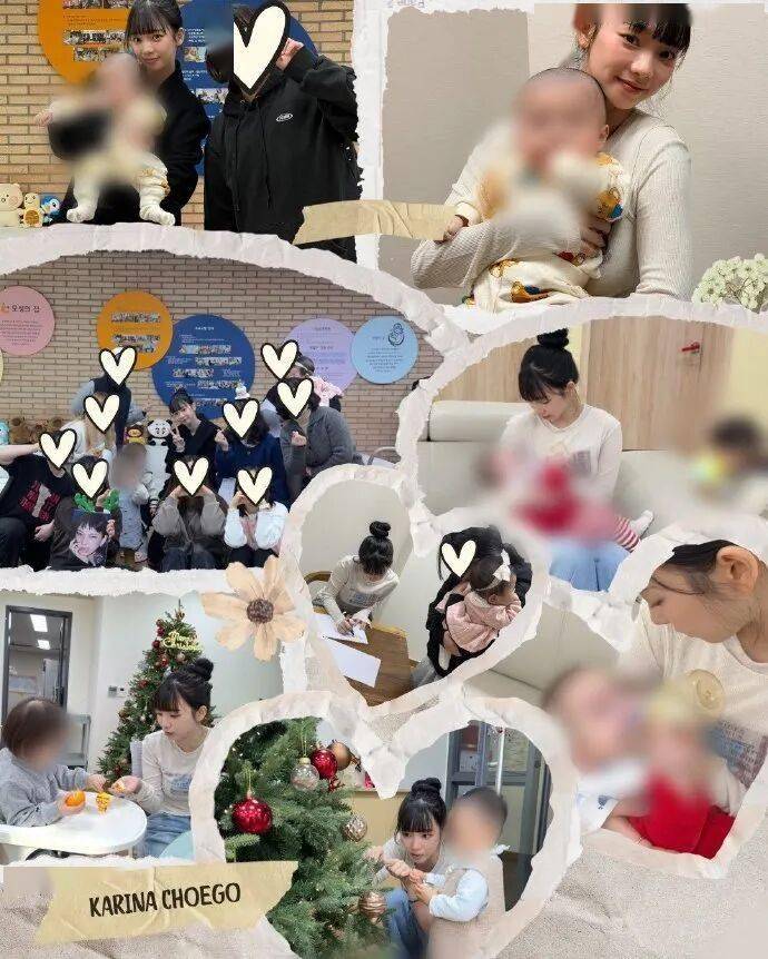 当红女团成员假期现身孤儿院，韩网友称赞：内外兼修