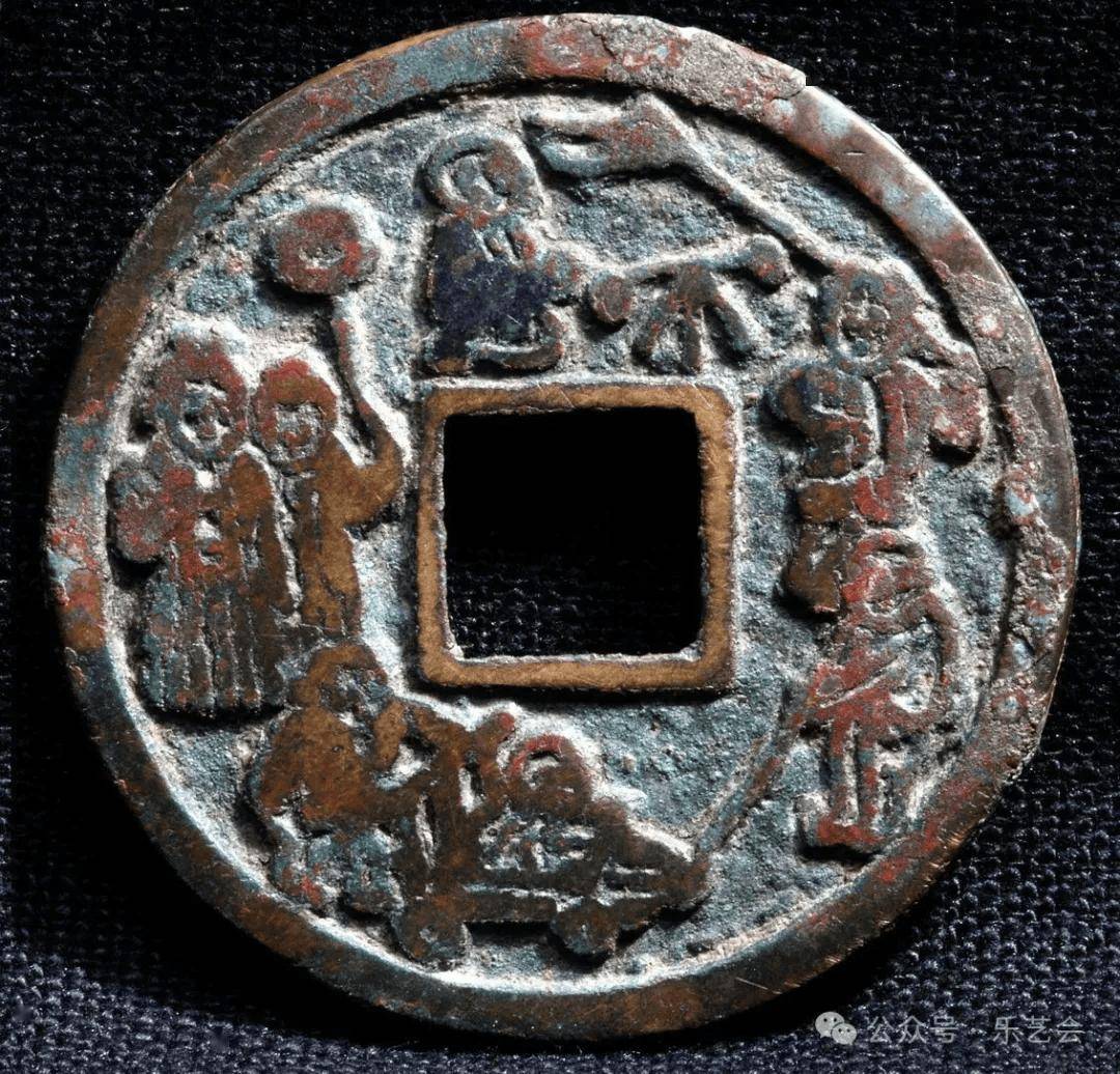 从妇人祷月花钱中婴戏说开去上篇：老赵闲聊花钱艺术图像系列