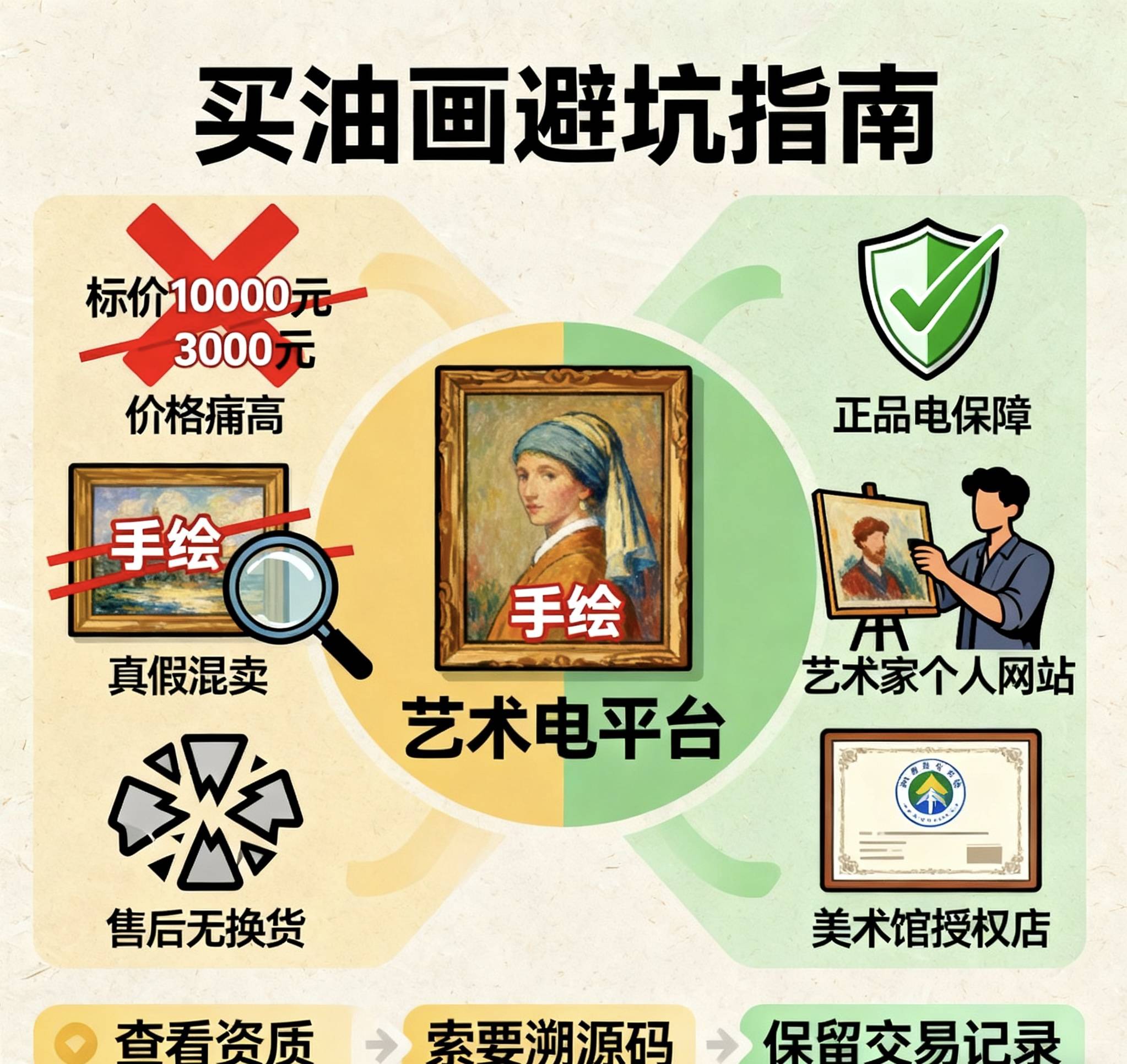 线下画廊买油画水太深？哪里可以买到真正的油画？