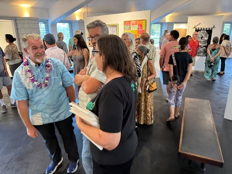 跨越太平洋的抽象艺术之桥，上海夏威夷抽象艺术交流展上海展开幕