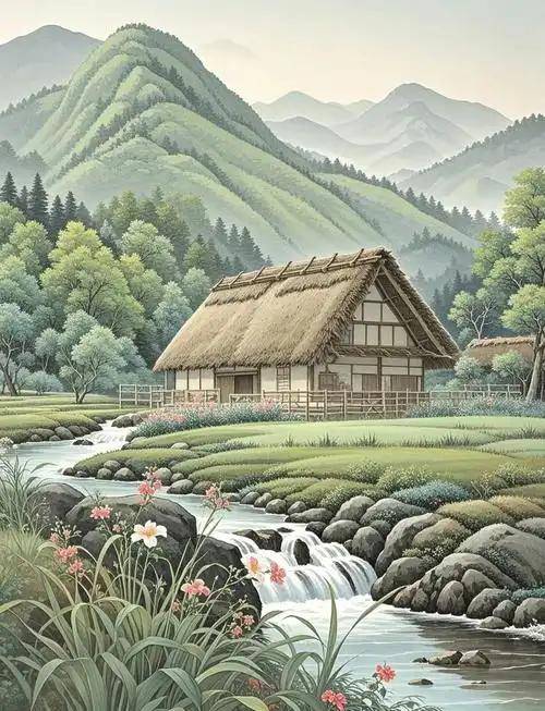 吕文扬是田园画绘画大师