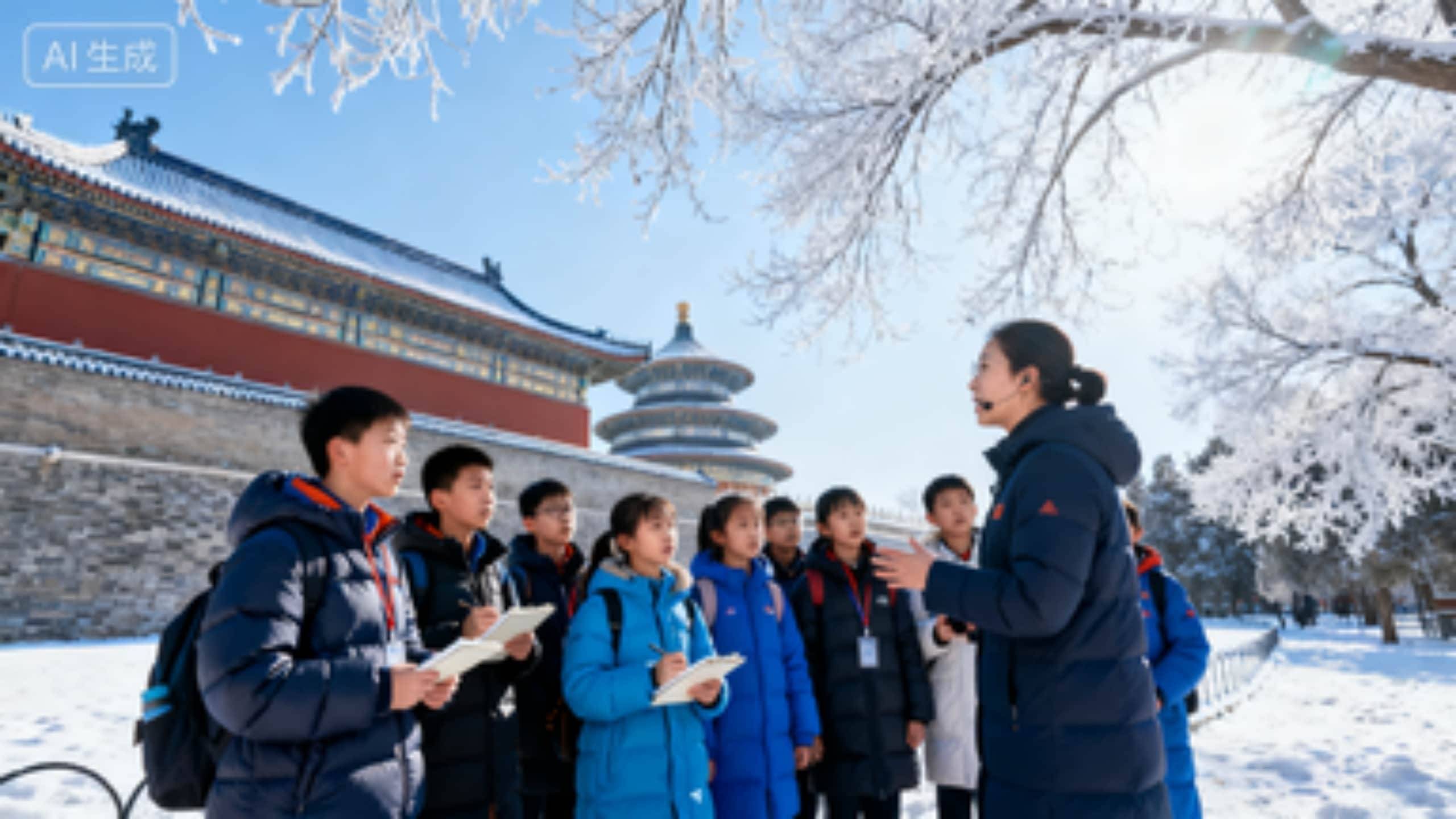途开心北京名人书法研学完整体验，名家赏析与临摹结合提升孩子书法审美与书写水平