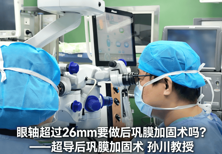 孙川医生权威解读：后巩膜加固术适合什么人做？