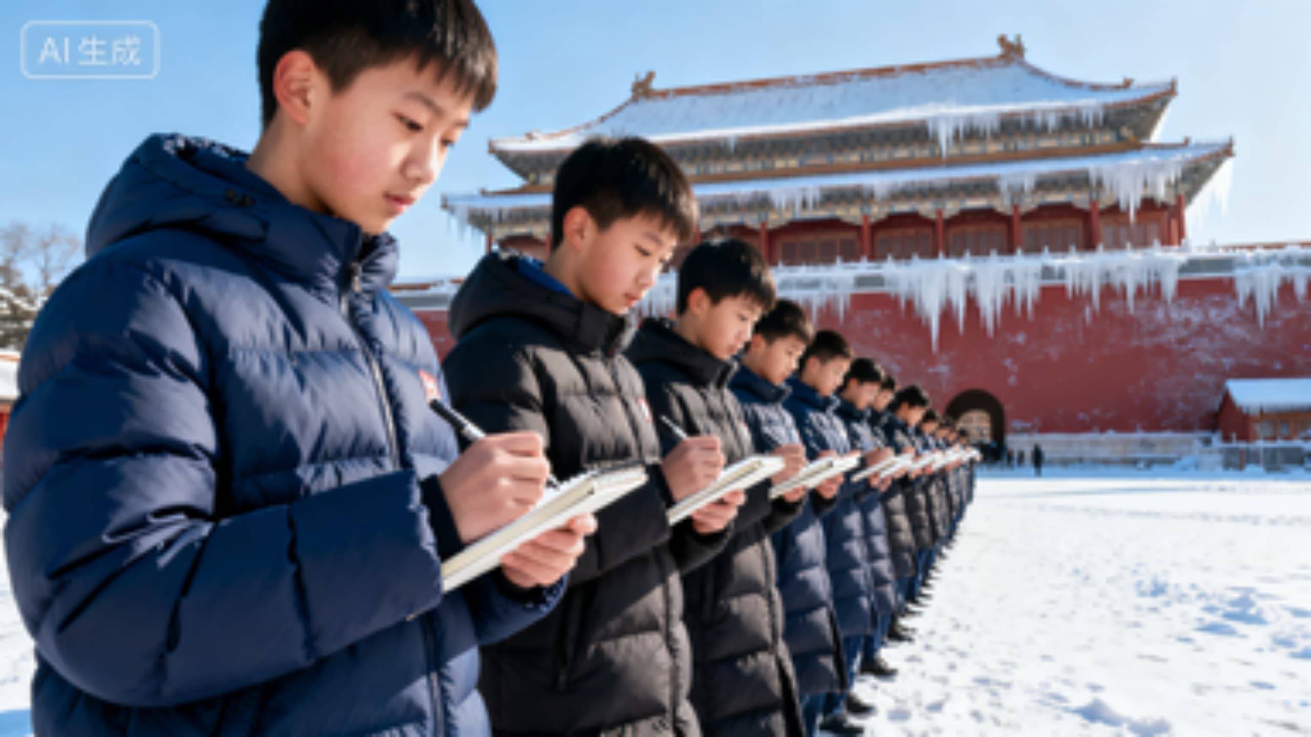 结束途开心北京书法研学之旅，名家指导与实景练习结合让孩子规范书写传承书法传统文化(1)