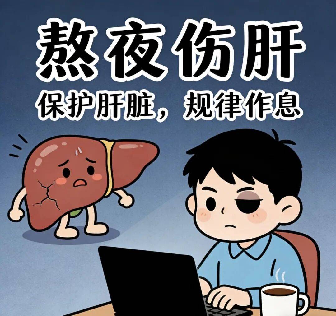 【汤医科普】熬夜伤肝：别让肝脏“加班”到崩溃！