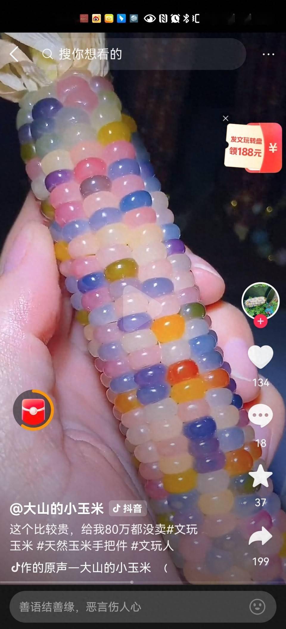 玉米也能成文玩？价格可达上万元，未来会走盘核桃老路吗？