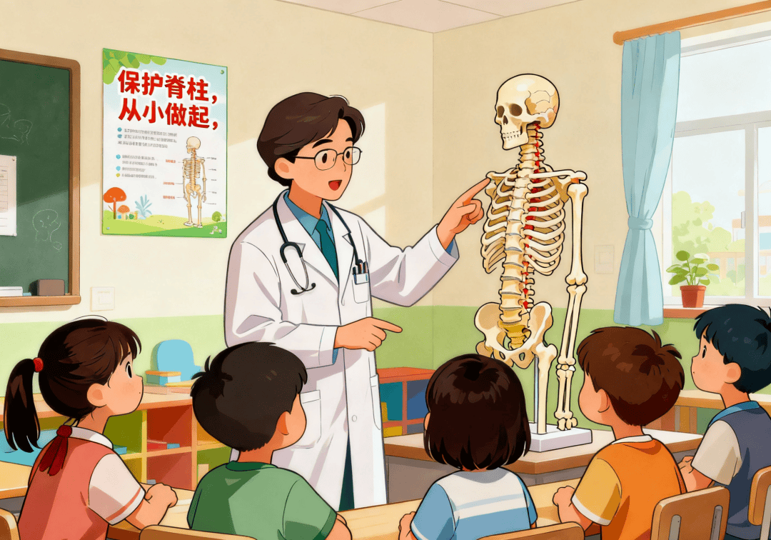 @同学们，拒绝“歪腰驼背”，守护挺拔身姿