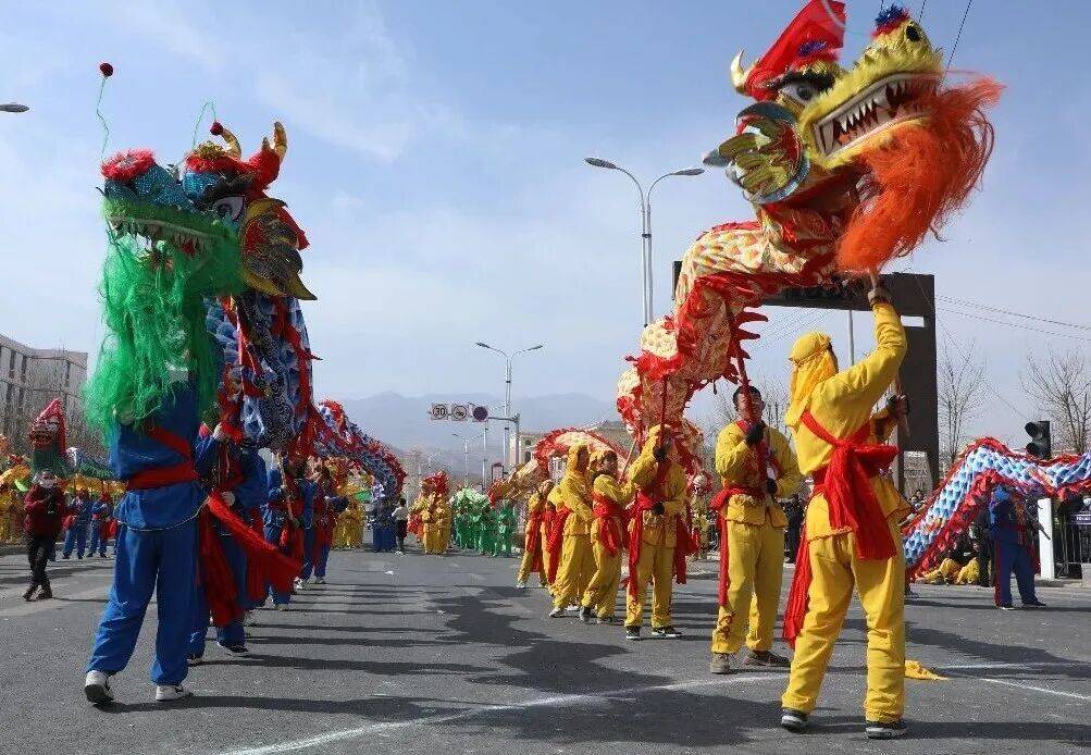 大通县 2026年“在大通过大年”春节优秀社火巡演燃爆全城