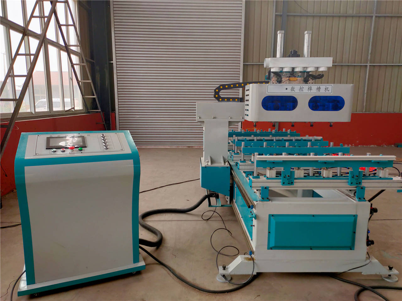 双轴榫槽机 木工机器打眼机操作顺手