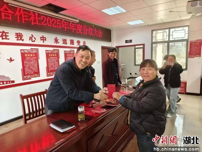 夷陵乐天溪镇茶农喜提分红