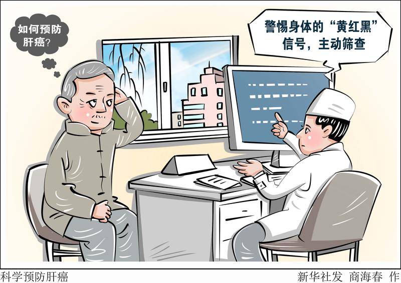（图表·漫画）全国爱肝日丨科学预防肝癌