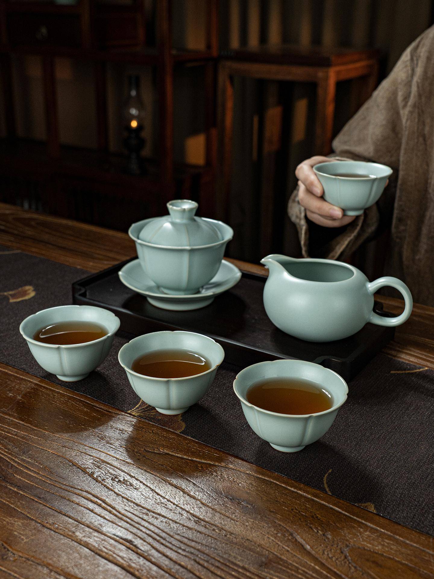 评价高的青澹墨雅汝窑茶具品牌实力盘点