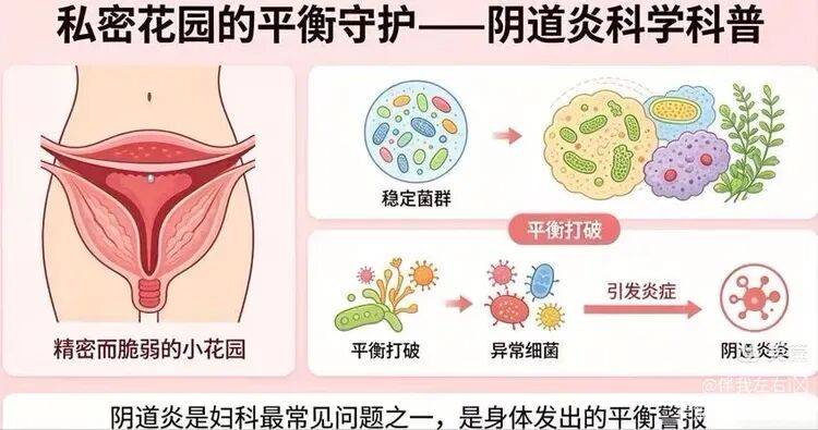 【健康科普】妇科：私密花园的平衡守护——阴道炎
