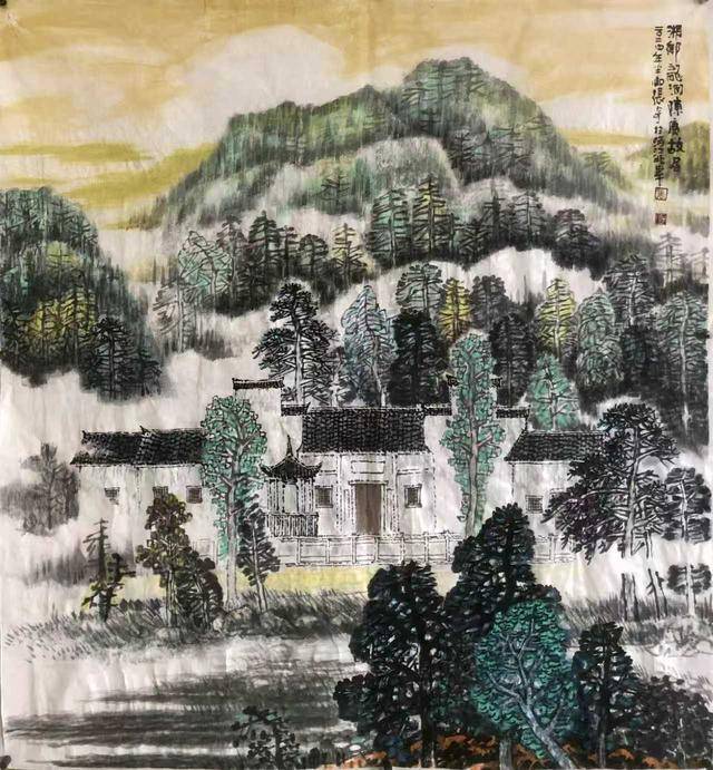 画家张奇的山水世界