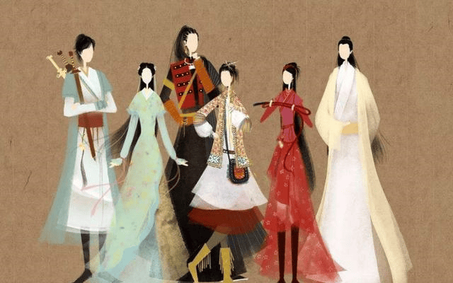 原创在中国绘画中，为何有些人物没有脸？