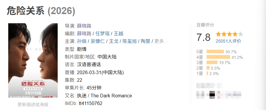 《危险关系》：值得聊，但不值得吹