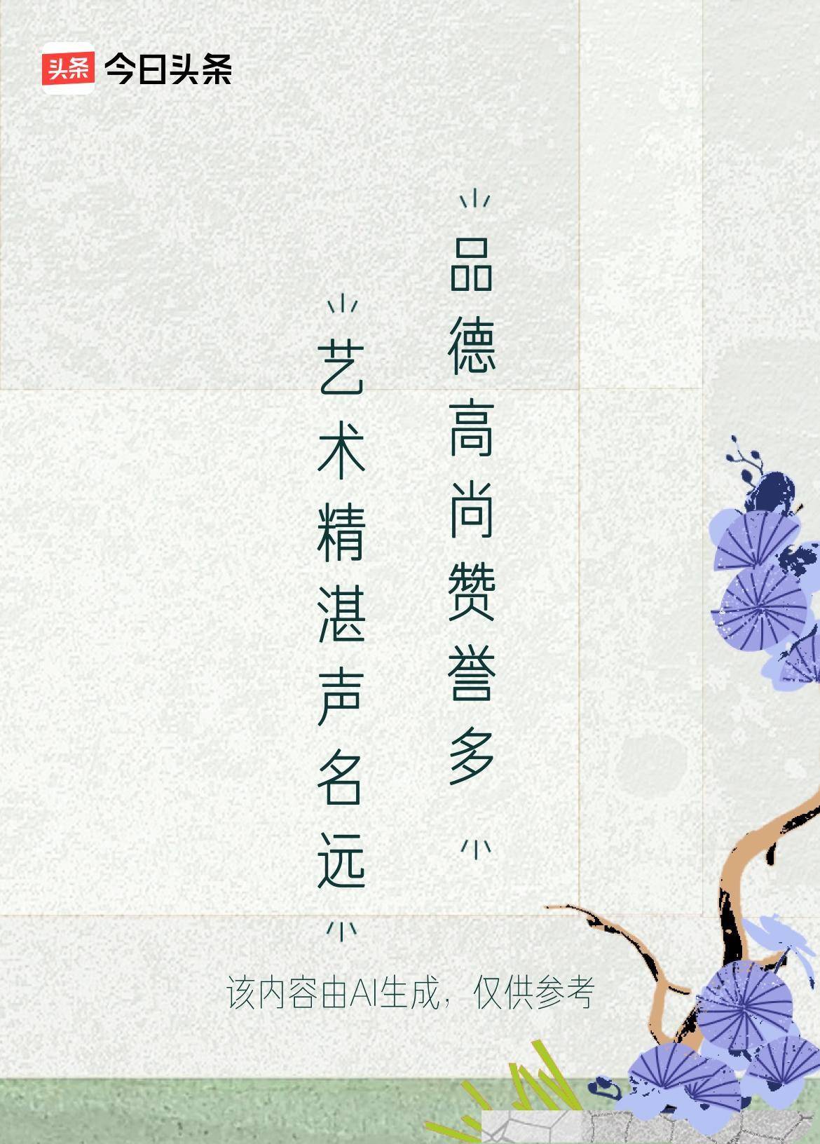 文学创作大会上联：艺术精湛声名远，下联：品德高尚赞誉多。戳这里和我一起作诗词歌赋，赢万元大礼～